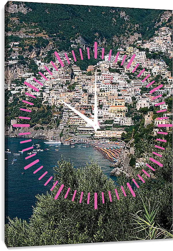 Часы картина - Amalfi Italy
