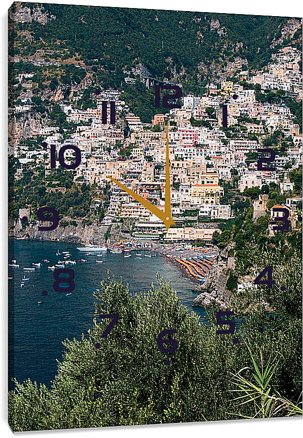 Часы картина - Amalfi Italy
