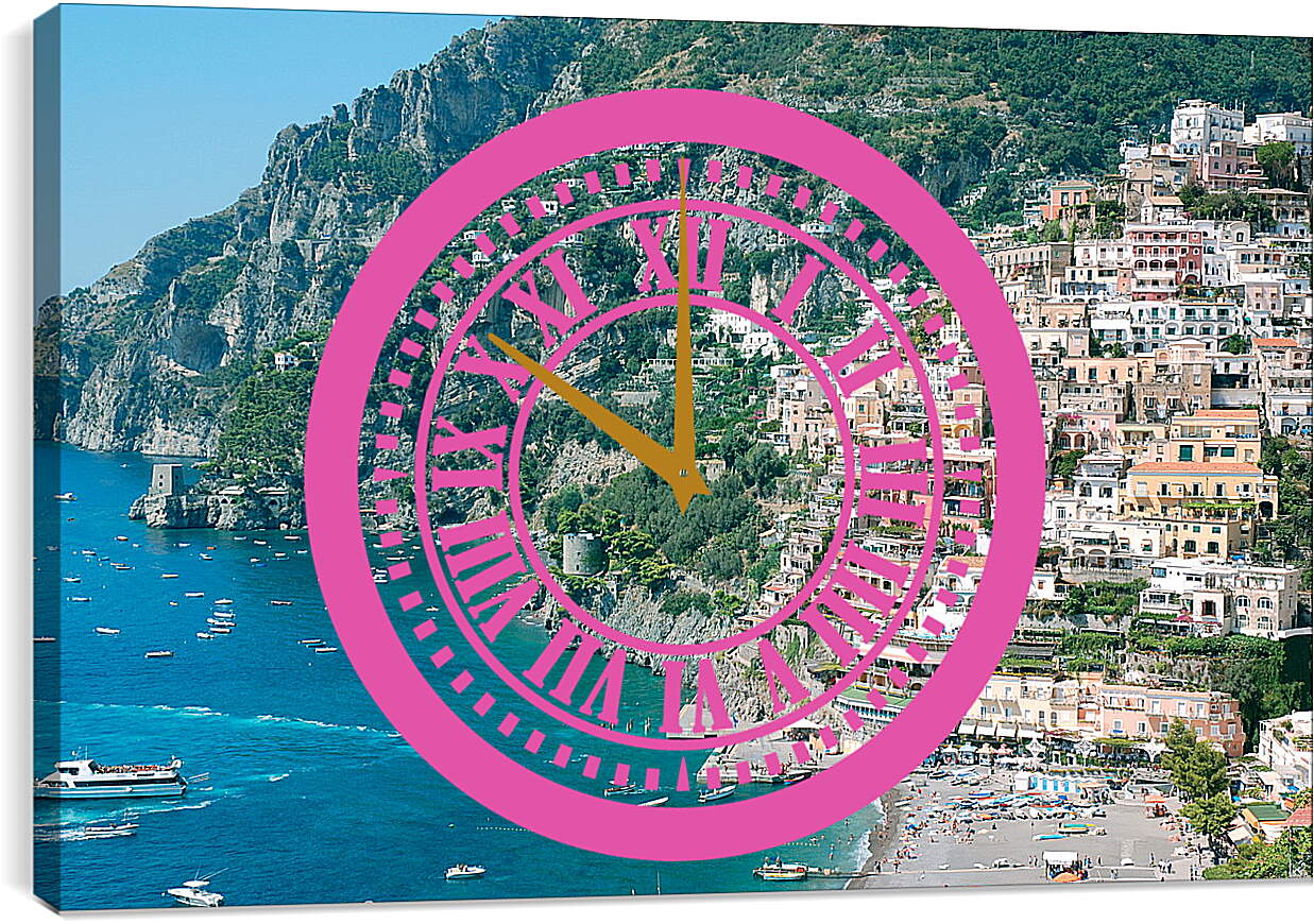 Часы картина - Amalfi Italy
