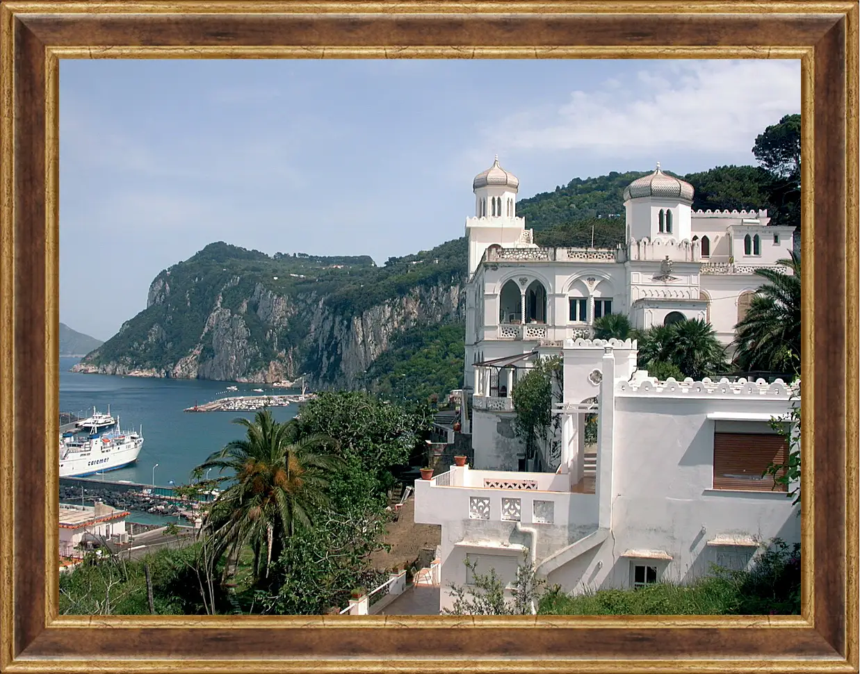 Картина в раме - Italy Capri
