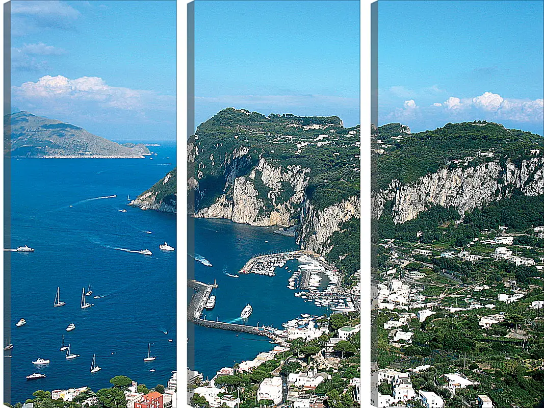 Модульная картина - Italy Capri
