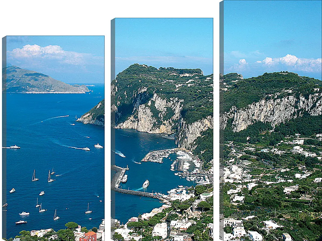 Модульная картина - Italy Capri
