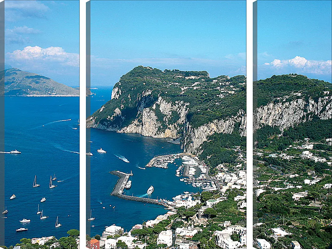 Модульная картина - Italy Capri
