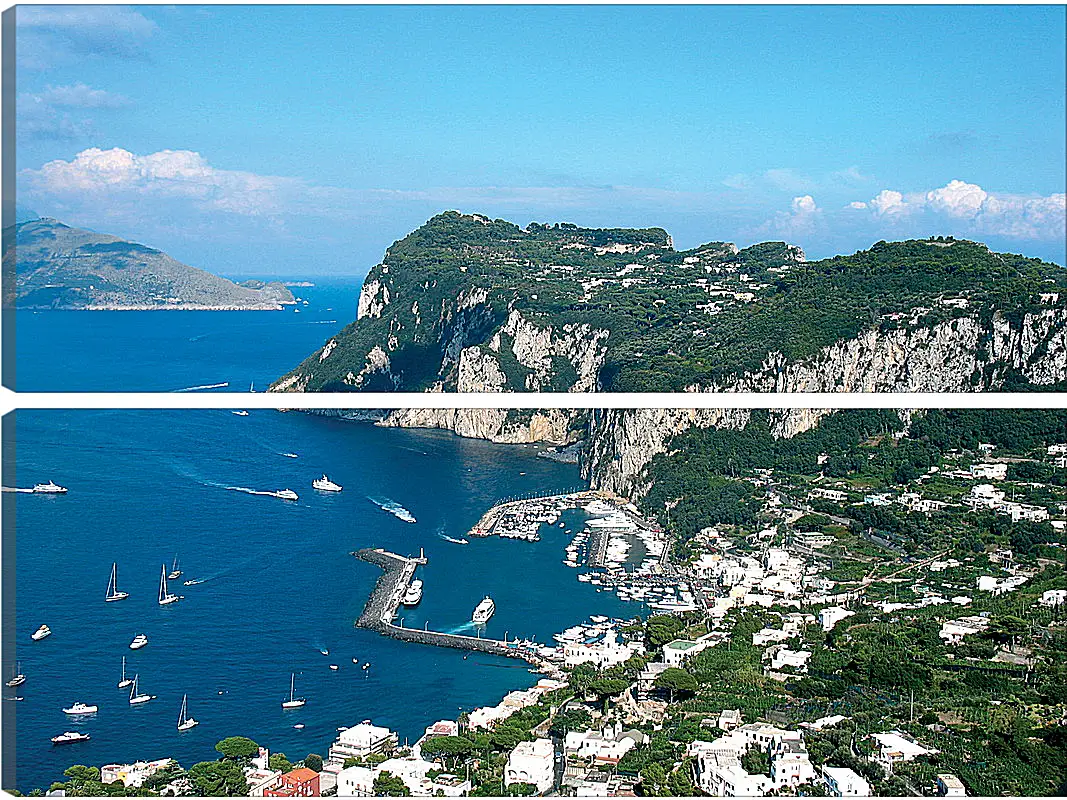 Модульная картина - Italy Capri
