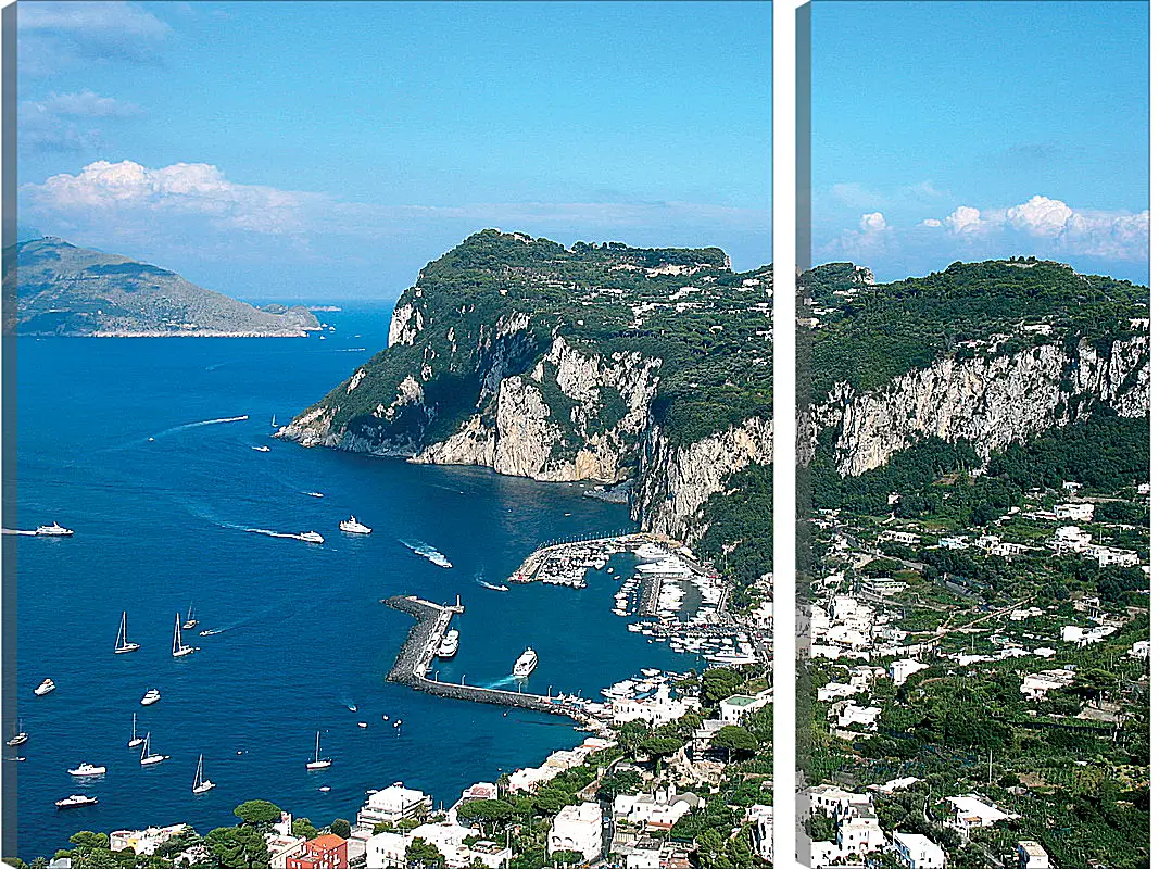 Модульная картина - Italy Capri
