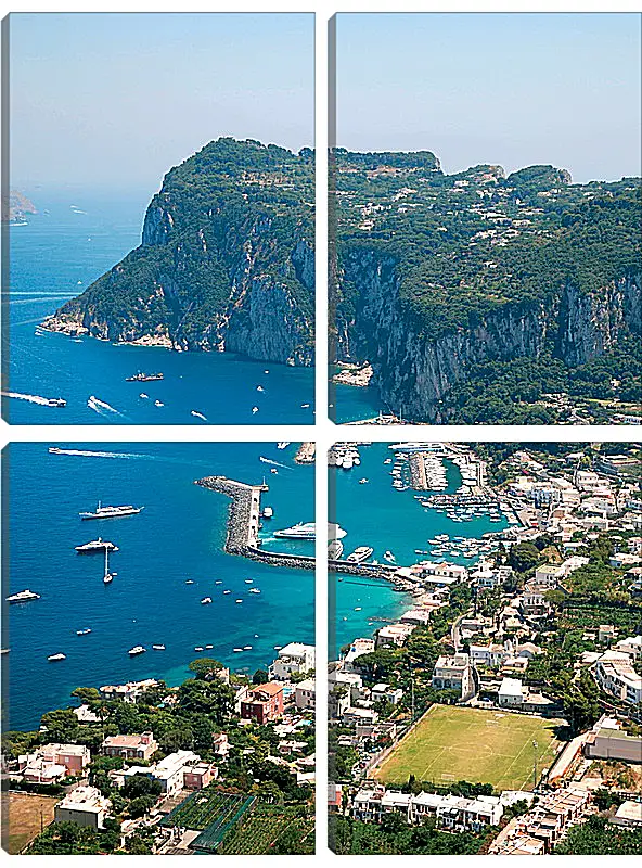 Модульная картина - Italy Capri
