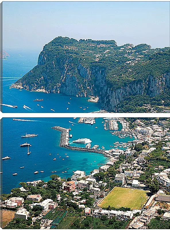 Модульная картина - Italy Capri
