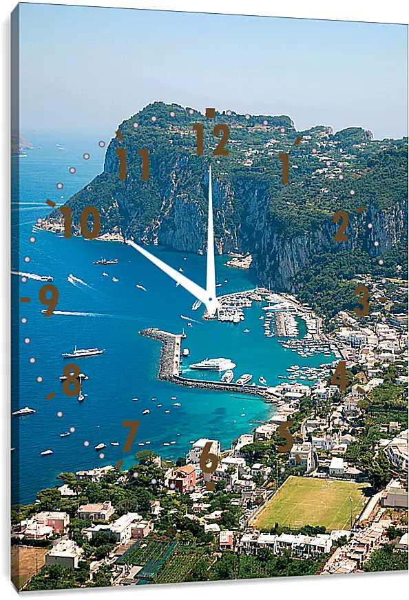 Часы картина - Italy Capri
