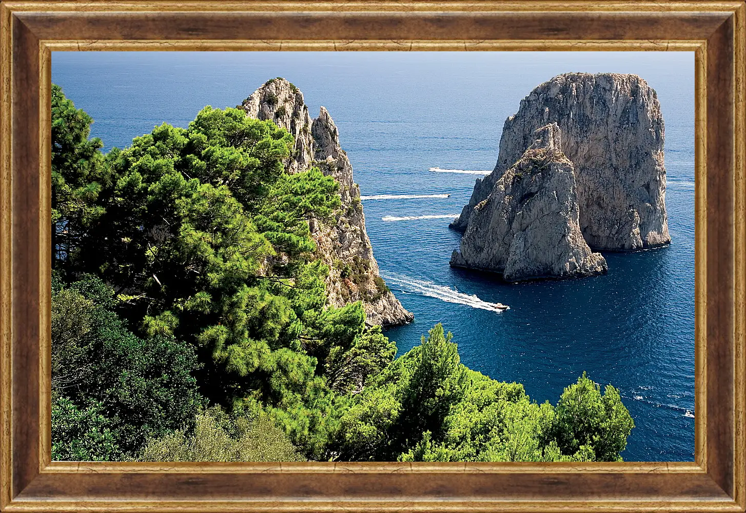 Картина в раме - Italy Capri
