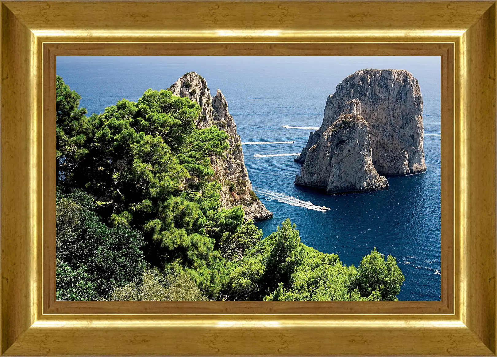 Картина в раме - Italy Capri
