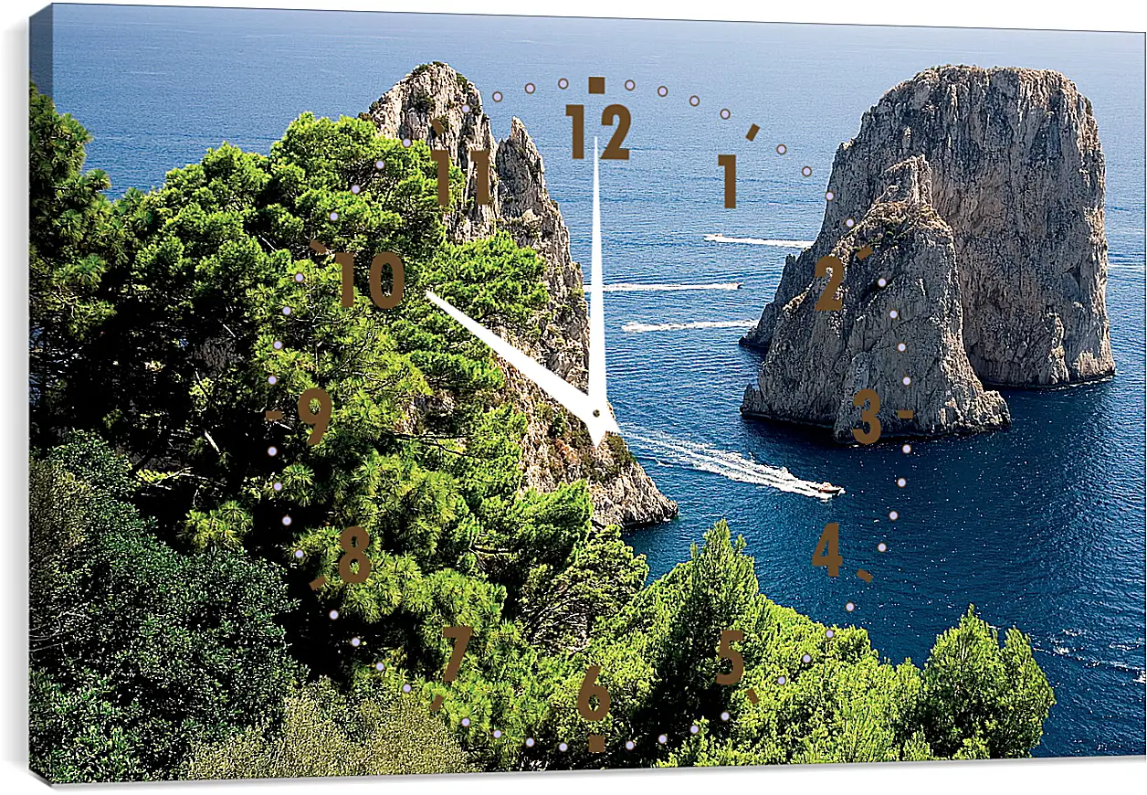 Часы картина - Italy Capri
