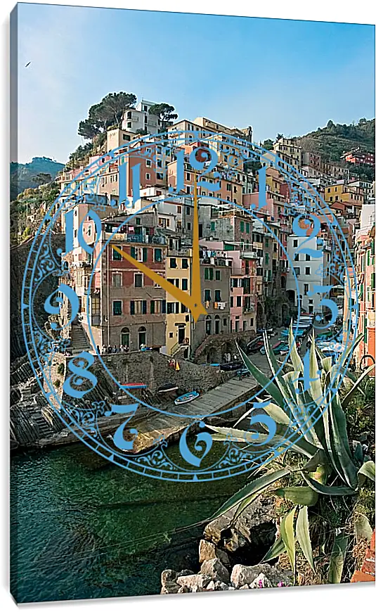 Часы картина - Italy Cinque Terre
