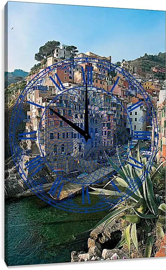 Часы картина - Italy Cinque Terre
