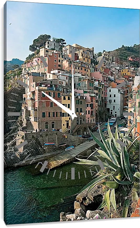 Часы картина - Italy Cinque Terre
