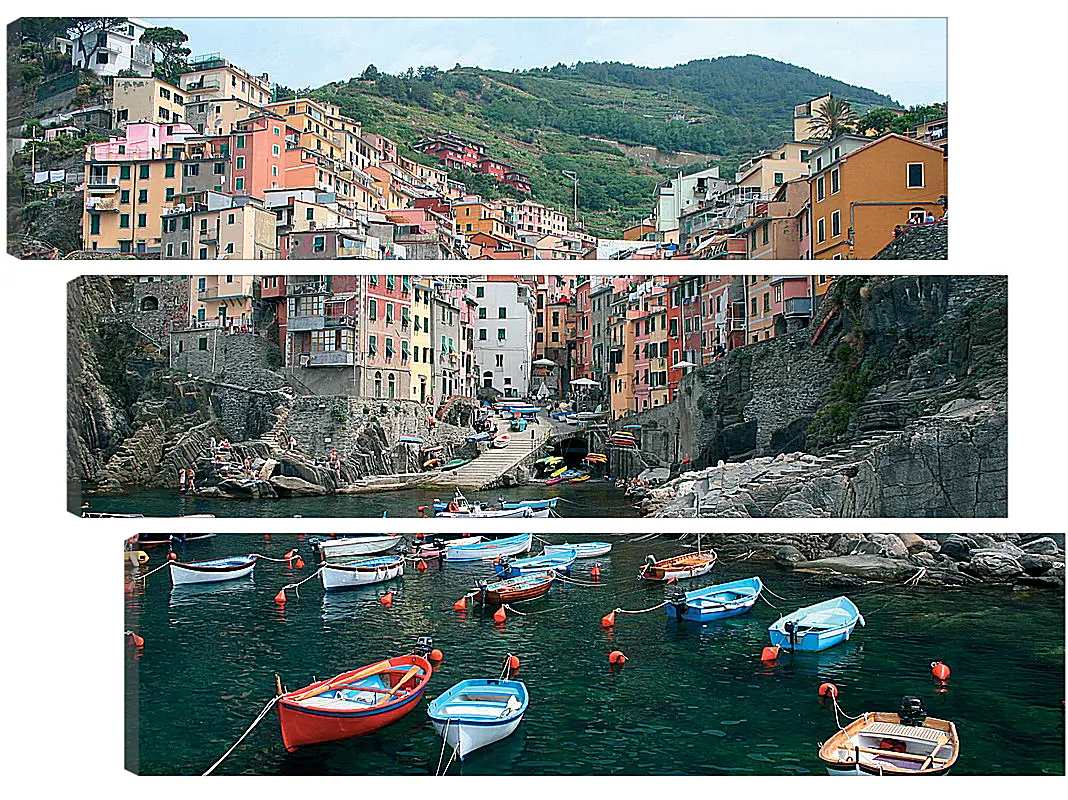 Модульная картина - Italy Cinque Terre
