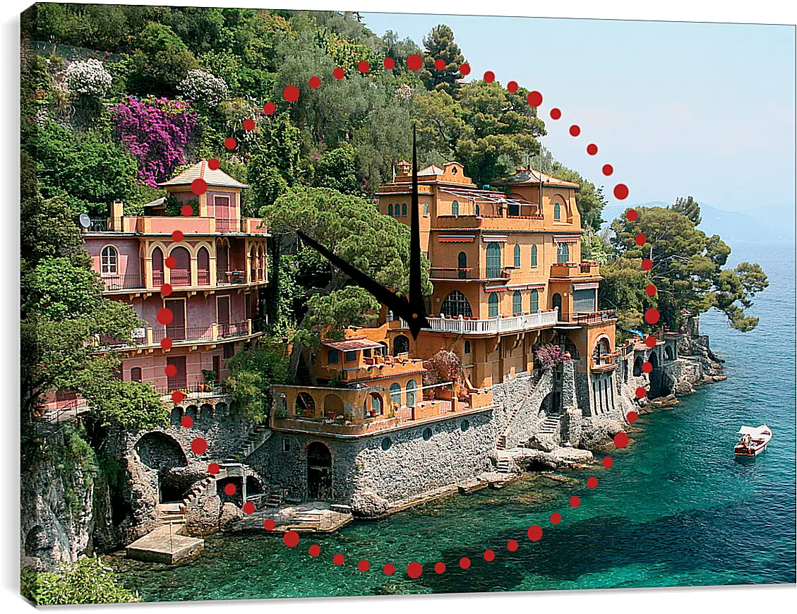 Часы картина - Italy Portofino
