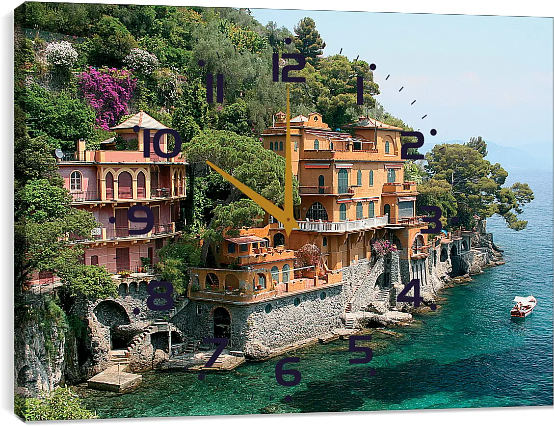 Часы картина - Italy Portofino
