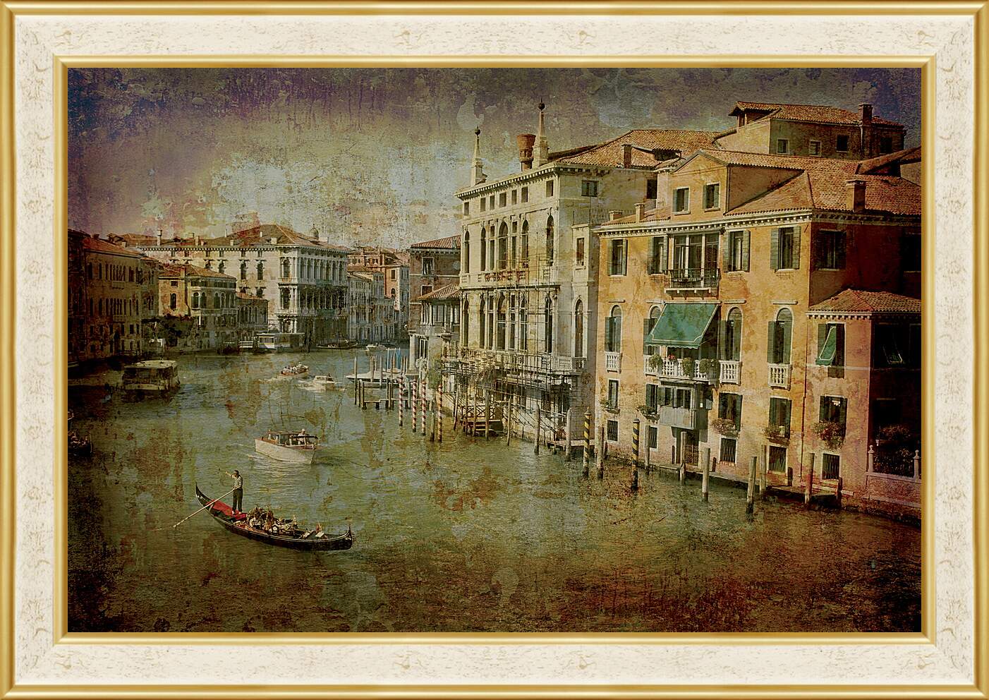 Картина в раме - Италия. Венеция.