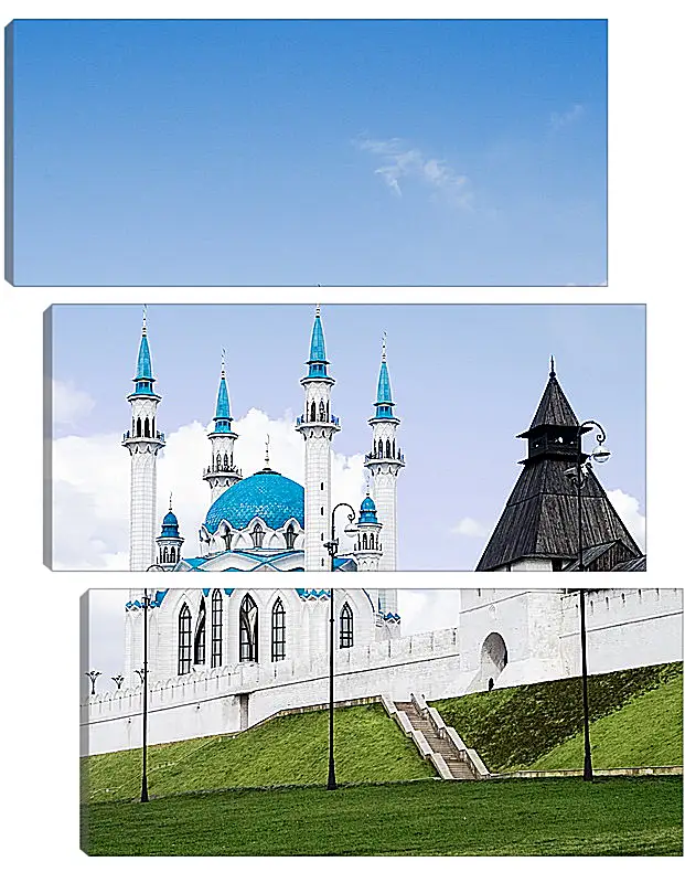 Модульная картина - Кремль в Казани
