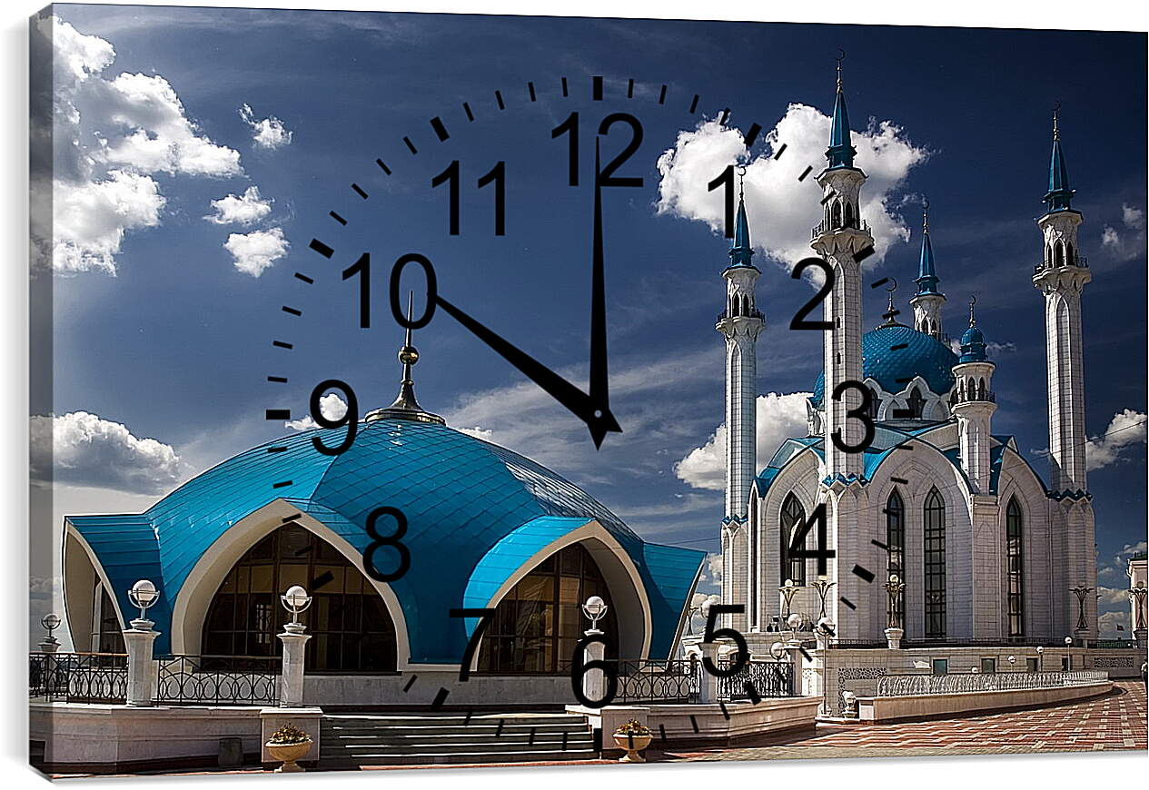 Часы картина - Казанский Кремль