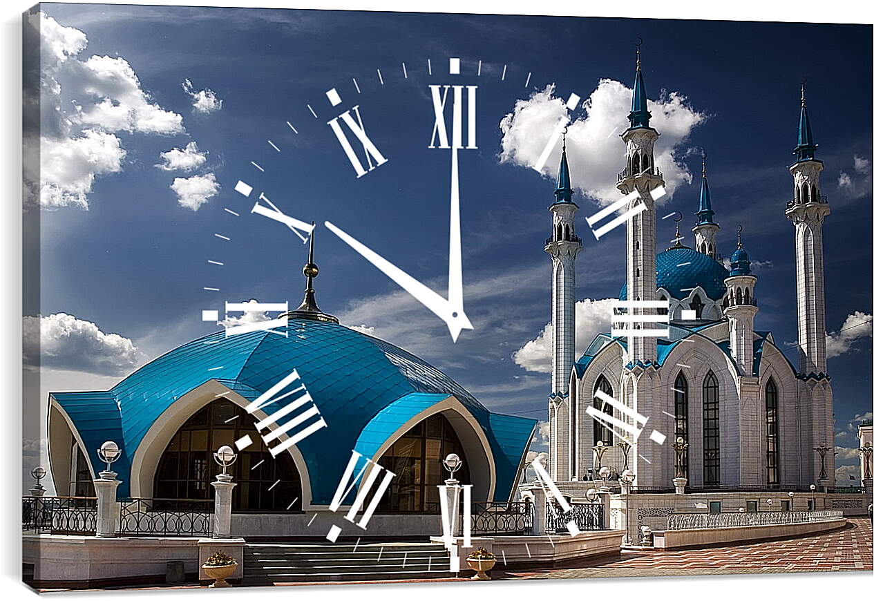 Часы картина - Казанский Кремль