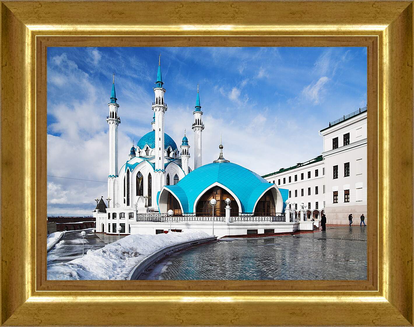 Картина в раме - Кремль Казани
