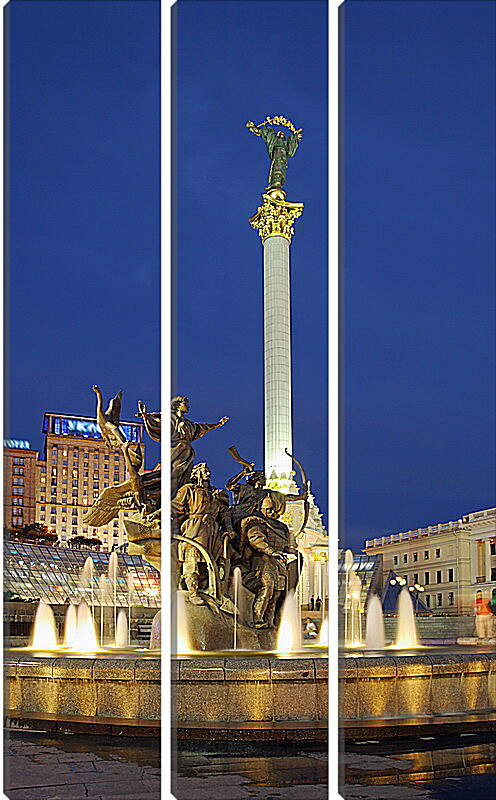 Модульная картина - Площадь в Киеве
