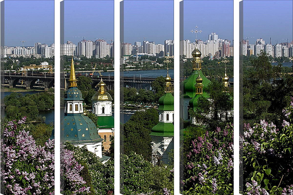 Модульная картина - Купола церкви Киев

