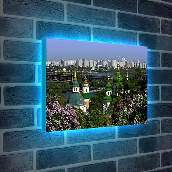 Лайтбокс световая панель - Купола церкви Киев
