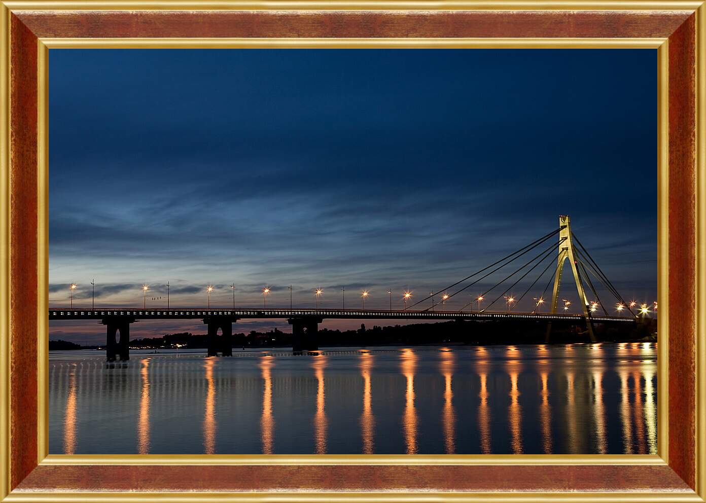 Картина в раме - Мост Киев