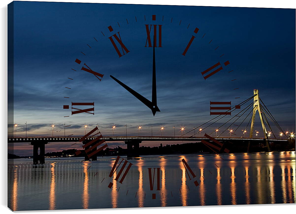 Часы картина - Мост Киев