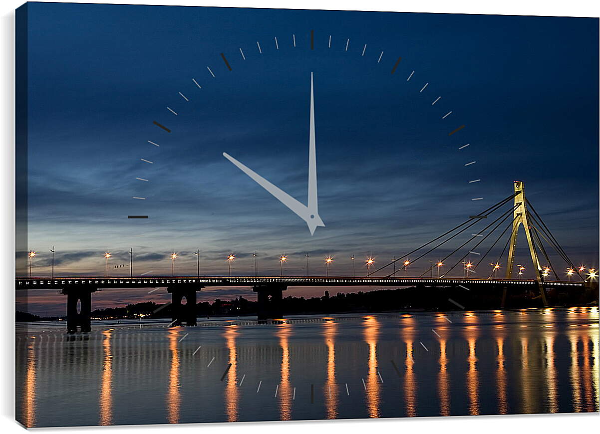 Часы картина - Мост Киев