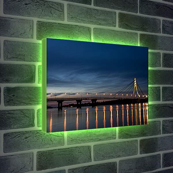 Лайтбокс световая панель - Мост Киев