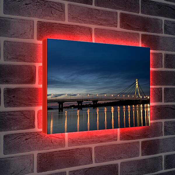 Лайтбокс световая панель - Мост Киев