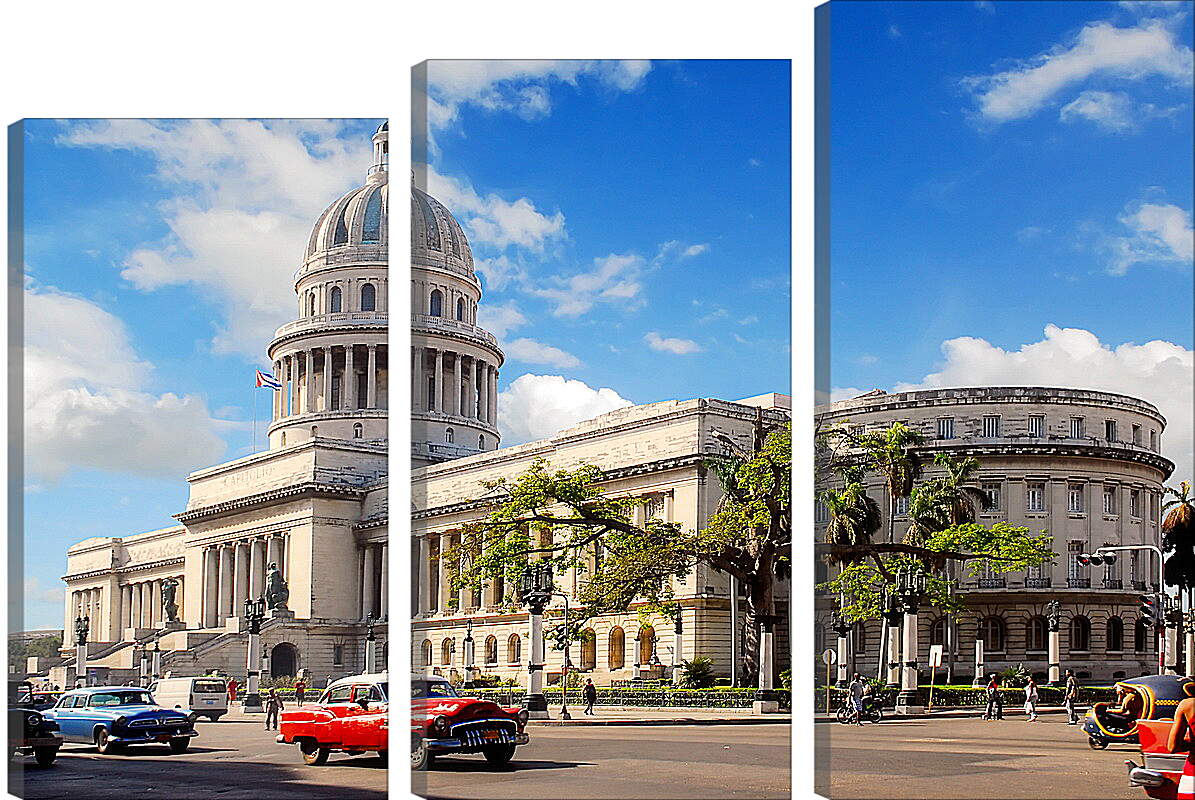 Модульная картина - Остров свободы Куба
