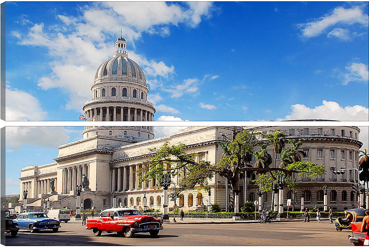 Модульная картина - Остров свободы Куба
