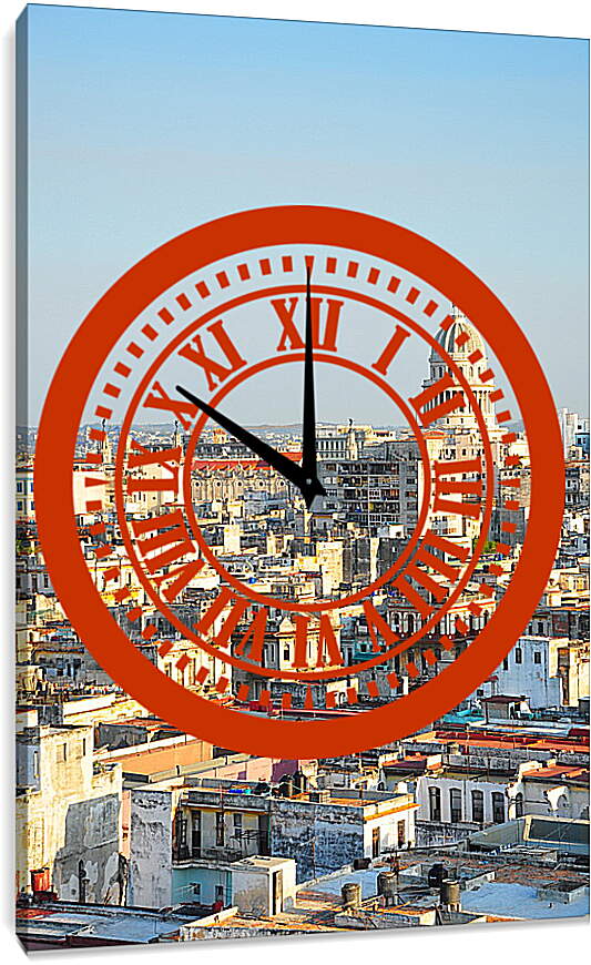 Часы картина - Куба
