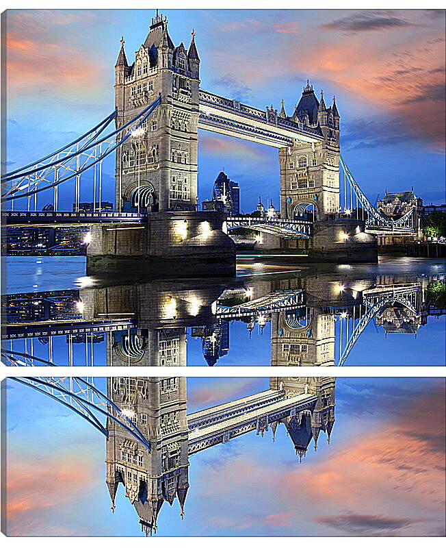 Модульная картина - Лондон. Тауэрский мост.