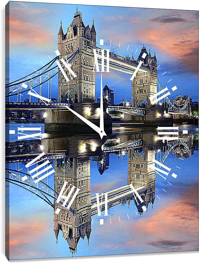 Часы картина - Лондон. Тауэрский мост.