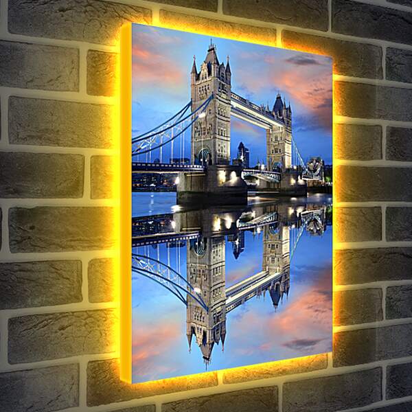 Лайтбокс световая панель - Лондон. Тауэрский мост.