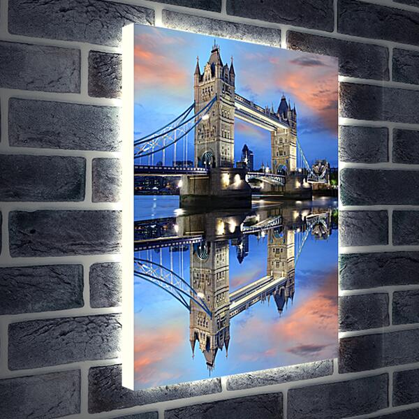Лайтбокс световая панель - Лондон. Тауэрский мост.