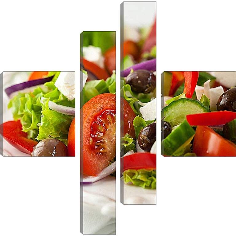 Модульная картина - Овощной салат