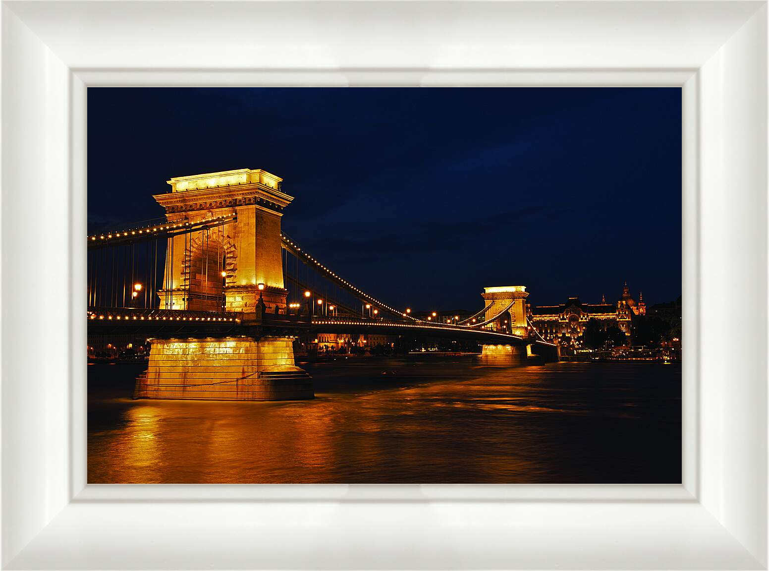Картина в раме - Ночной Будапешт