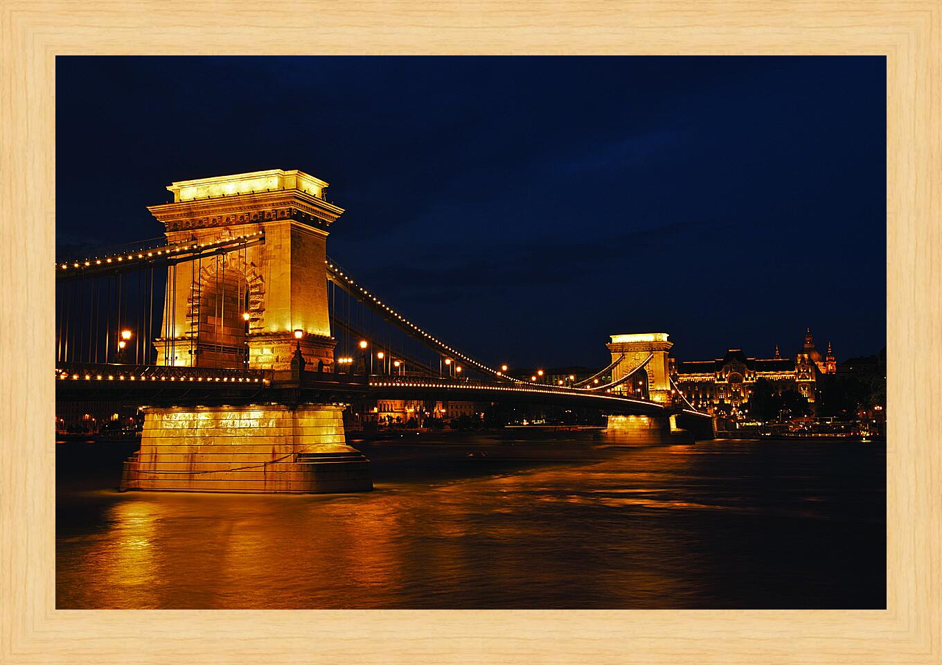 Картина в раме - Ночной Будапешт