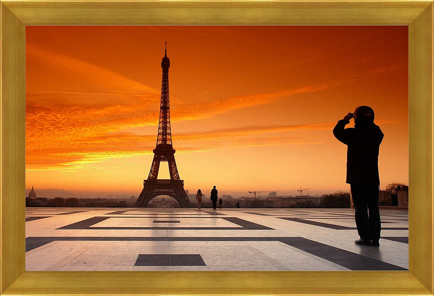 Картина в раме - Париж

