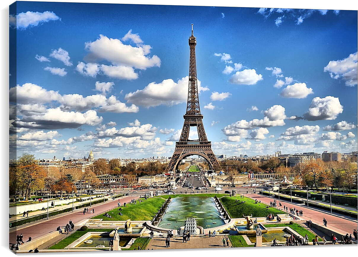 Постер и плакат - Париж. Эйфелева башня.