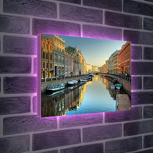 Лайтбокс световая панель - Канал в Санкт-Петербурге
