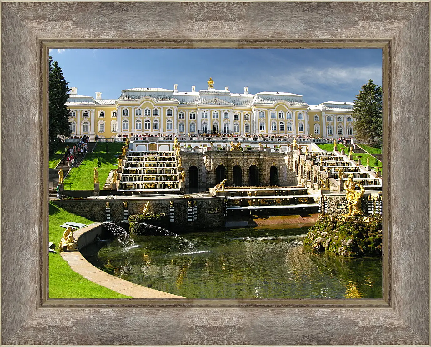 Картина в раме - Петергоф
