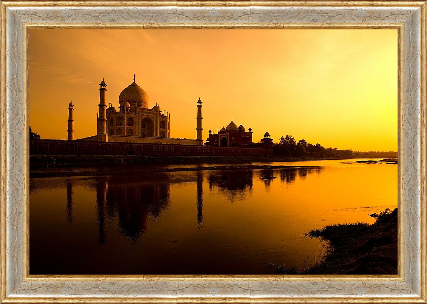 Картина в раме - Taj Mahal