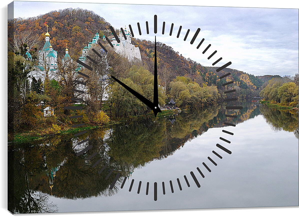 Часы картина - Святогорск Украина
